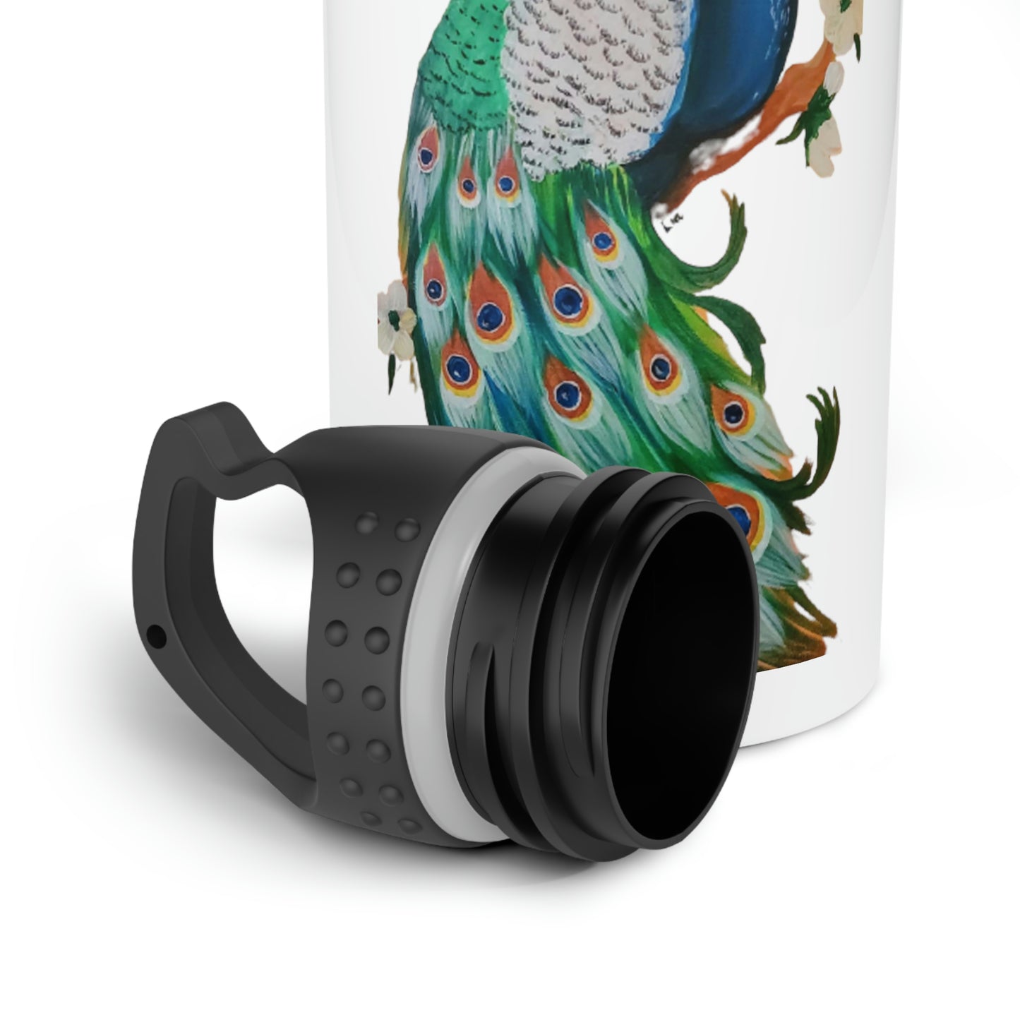 Peacock Stainless Steel Water Bottle