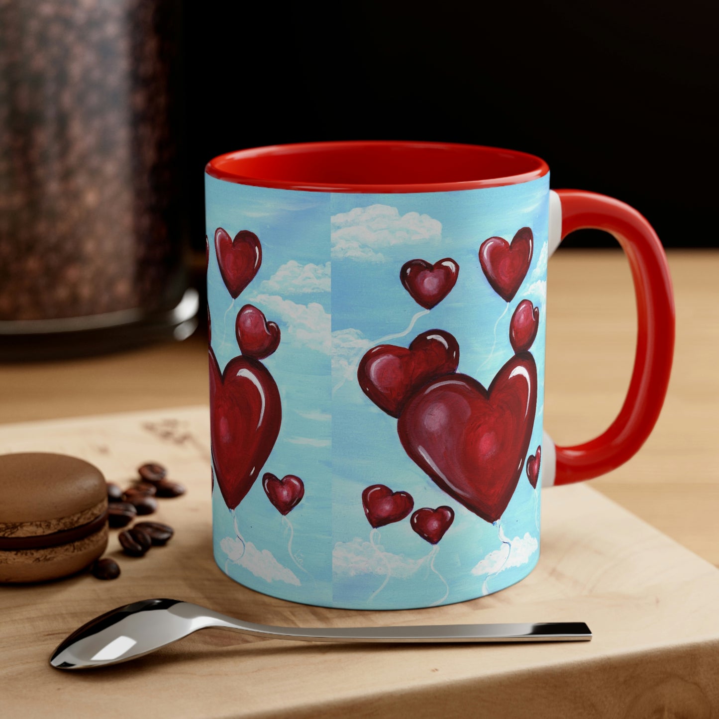 Love is in the Air Accent Coffee Mug, 11oz