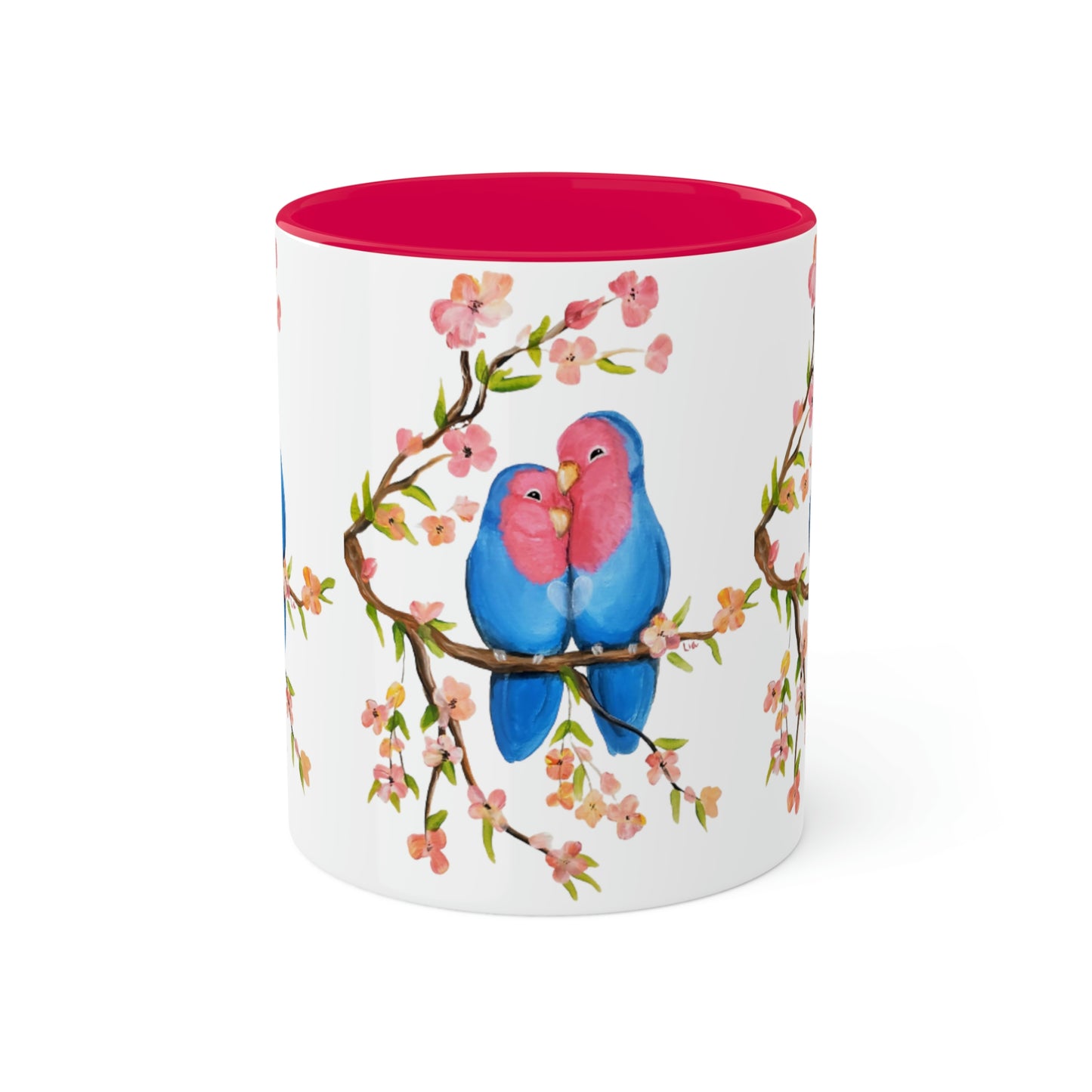 Love in Bloom Colorful Mugs, 11oz