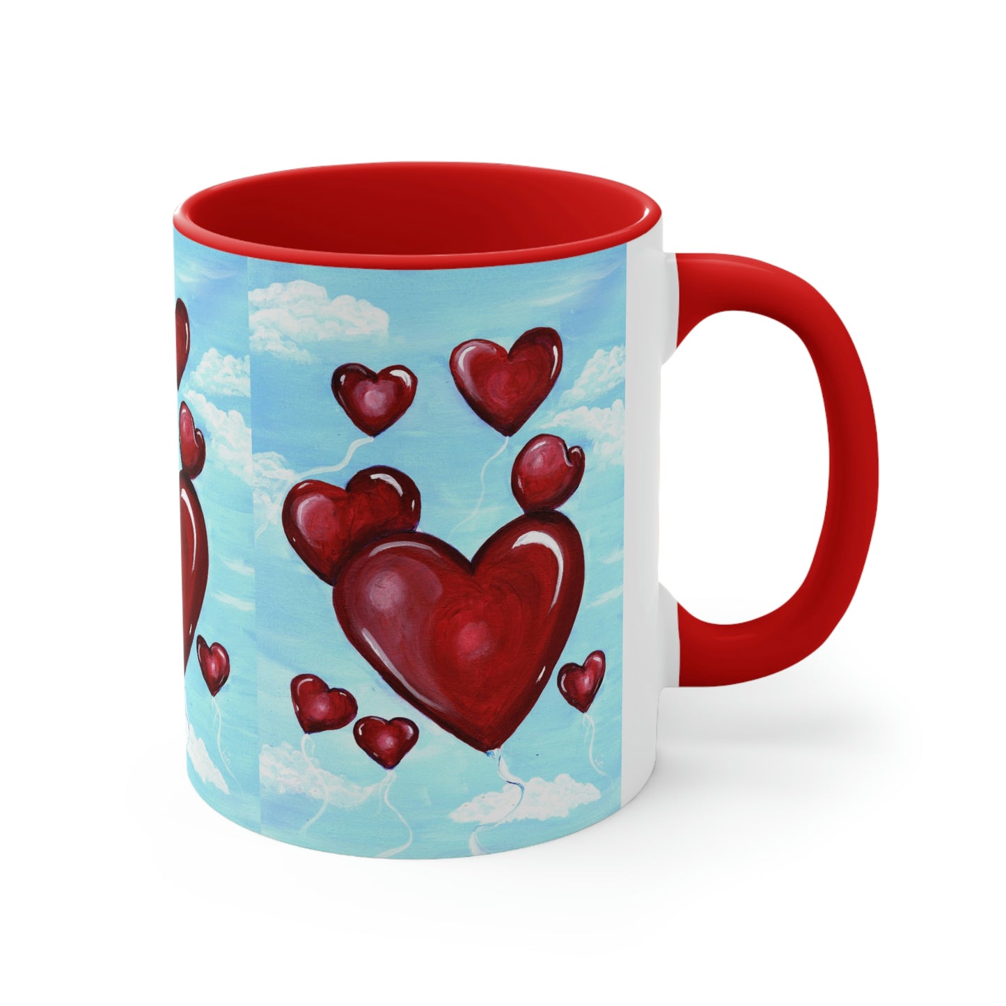 Love is in the Air Accent Coffee Mug, 11oz