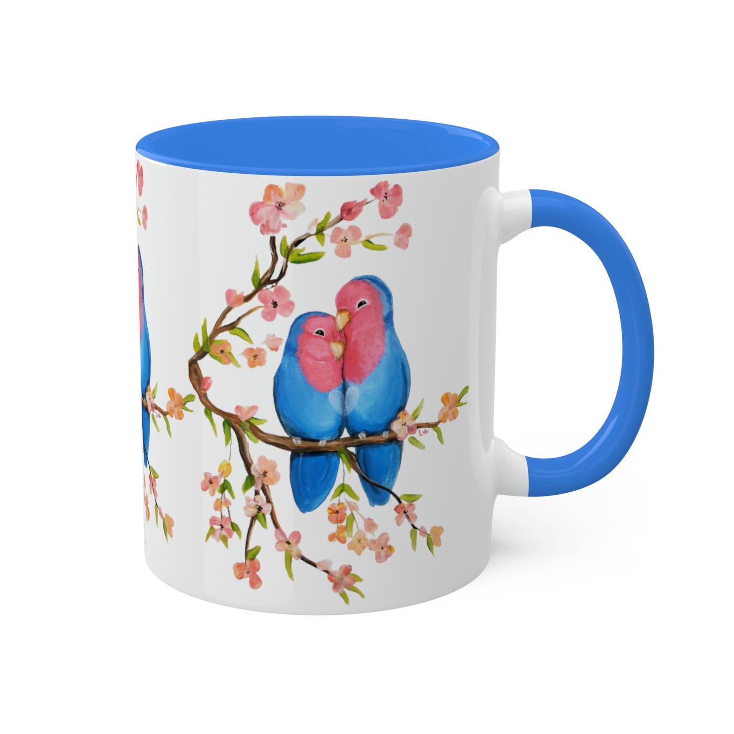 Love in Bloom Colorful Mugs, 11oz