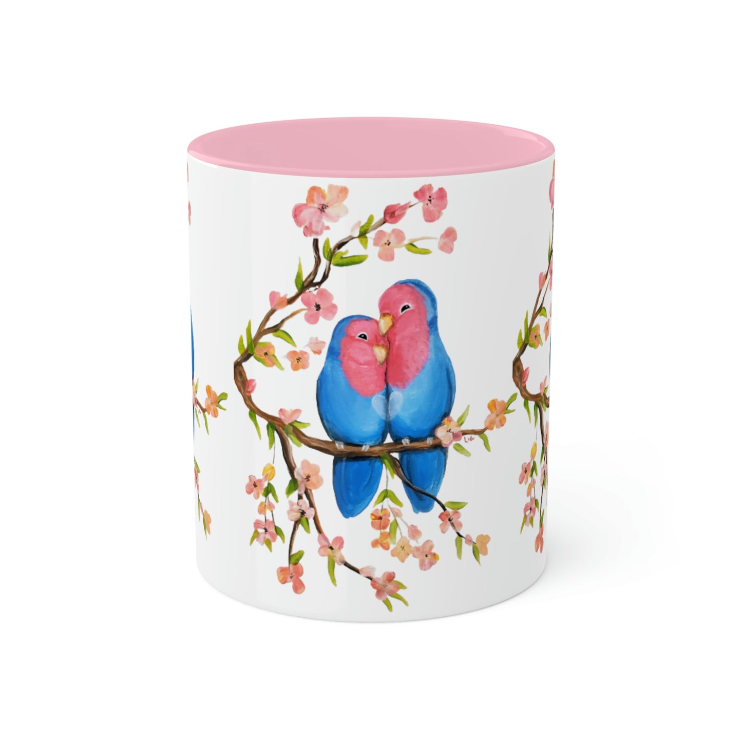 Love in Bloom Colorful Mugs, 11oz