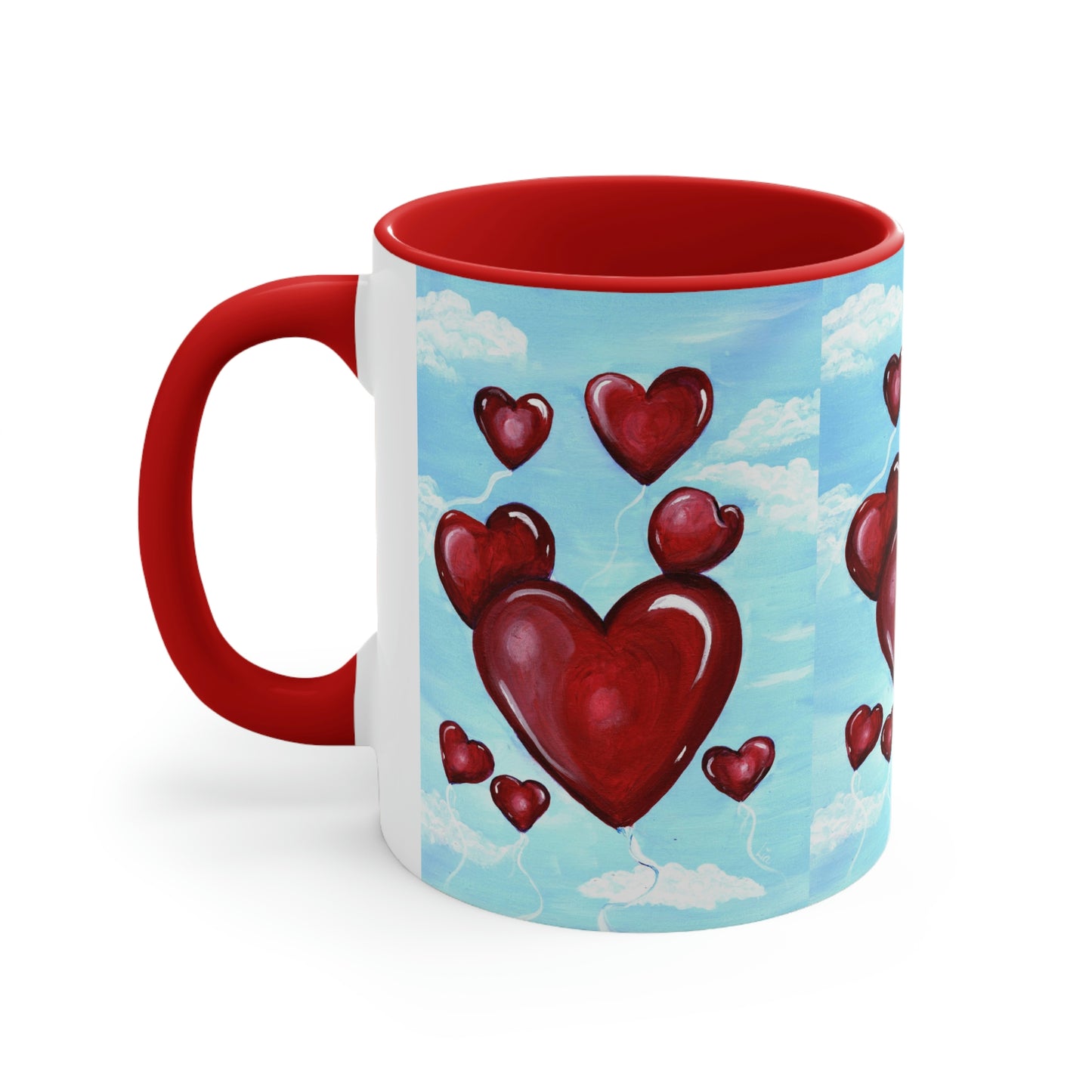 Love is in the Air Accent Coffee Mug, 11oz
