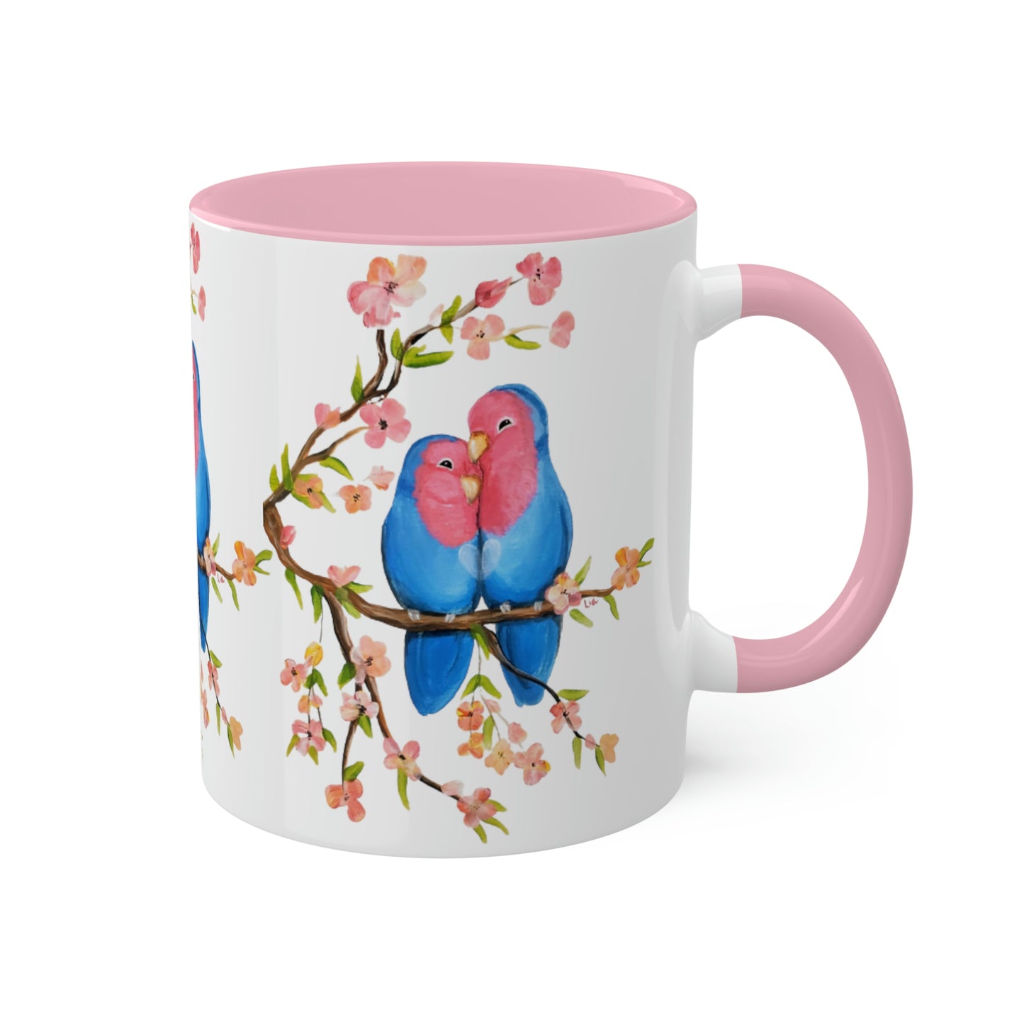 Love in Bloom Colorful Mugs, 11oz